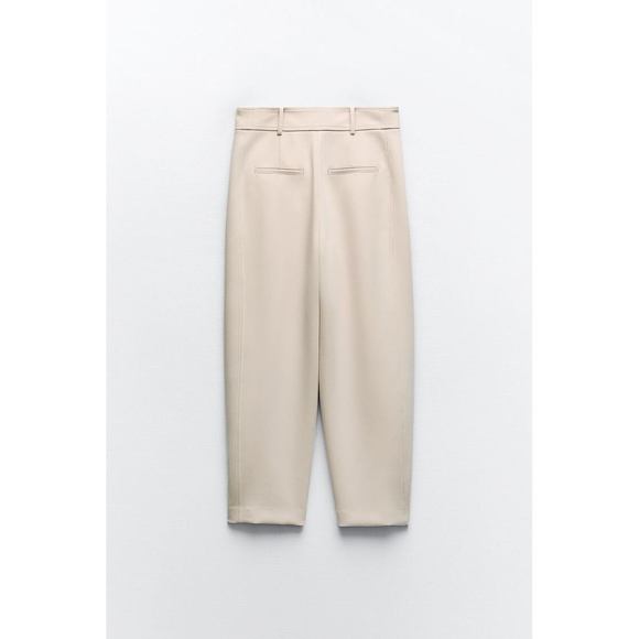 PLEATED TAPERED PANTS - Picture 7 of 7